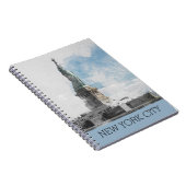 NYC-Freiheitsstatue - Manhattan Land Notizblock (Rechte Seite)