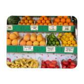 NYC Fruit Stand Sidewalk Lebensmittelgeschäft New Magnet (Horizontal)