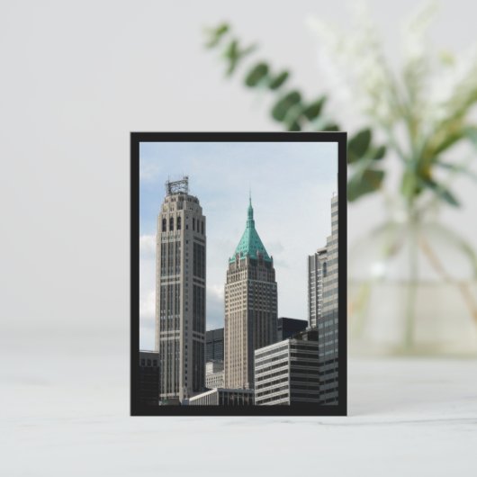 NYC-Gebäude Postkarte (Stehend Vorderseite)