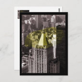 NYC-Gebäude Postkarte (Vorne/Hinten)