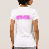 NYC Girl Aesthetic T-Shirt (Rückseite)