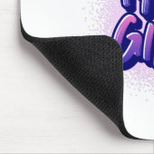 NYC Girl Graffiti Style Mousepad (Ecke)