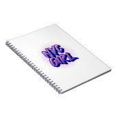 NYC Girl Graffiti Style Notizblock (Rechte Seite)