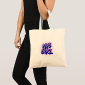 NYC Girl Graffiti Style Tragetasche (Vorderseite (Produkt))