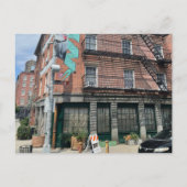 NYC Graffiti Gebäude Postcard Urban Art Snapshot Postkarte (Rückseite)