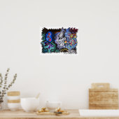 NYC Graffiti "I'm OK" Poster (Küche)