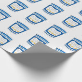 NYC Griechisch Diner Bodega Kaffee Happy zu servie Geschenkpapier (Ecke)