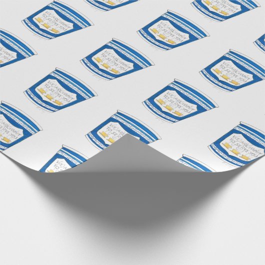 NYC Griechisch Diner Bodega Kaffee Happy zu servie Geschenkpapier (Ecke)