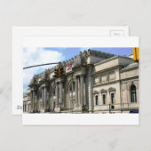 NYC Großstadtbewohner-Museum Postkarte (Vorne/Hinten)