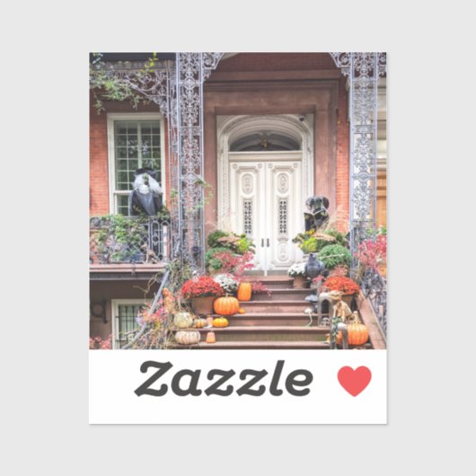 NYC Halloween Door Aufkleber (Blatt)