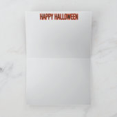 NYC Halloween-Grußkarte Feiertagskarte (Innenseite)
