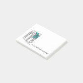 NYC Happy Holidays Brooklyn Bridge Hanukka Post-it Klebezettel (angewinkelt)