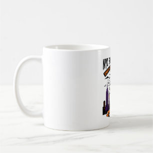 Nyc Hexe Und Geist Halloween-Nachtschicht Kaffeetasse