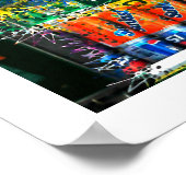 "NYC Hot Dogs" von Urban59 Studio Poster (Ecke)