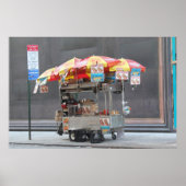 NYC Hotdog Cart Poster (Vorne)