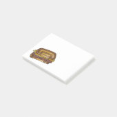 NYC Jüdisch Deli Reuben Sandwich Feinschmecker ste Post-it Klebezettel (angewinkelt)