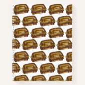 NYC Jüdischer Deli Reuben Corned Beef Sandwich Fei Notizblock (Vorderseite)