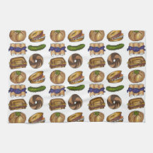 NYC Jüdisches Deli Food Pickle Blintz Bagel Knish 