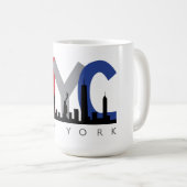 NYC-Kaffeetasse Kaffeetasse (VorderseiteRechts)