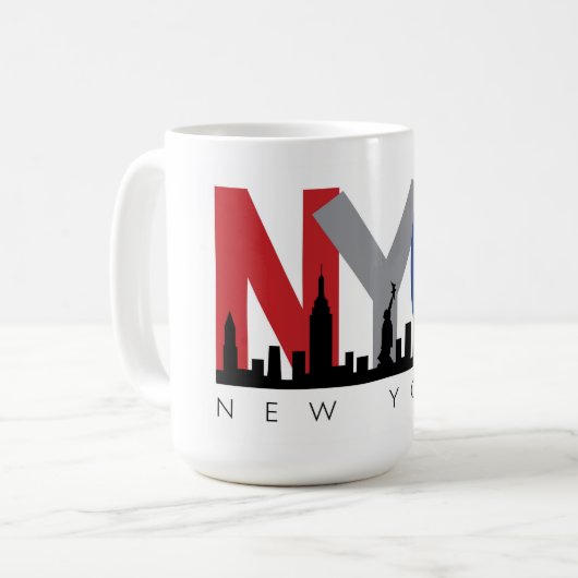 NYC-Kaffeetasse Kaffeetasse (Vorderseite Links)