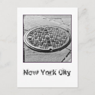 NYC-Kanalsystem-Postkarte Postkarte