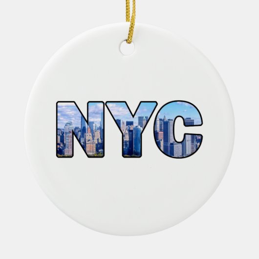 NYC KERAMIKORNAMENT (Vorne)