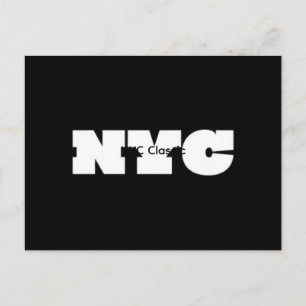 NYC Klassiker Feiertagspostkarte