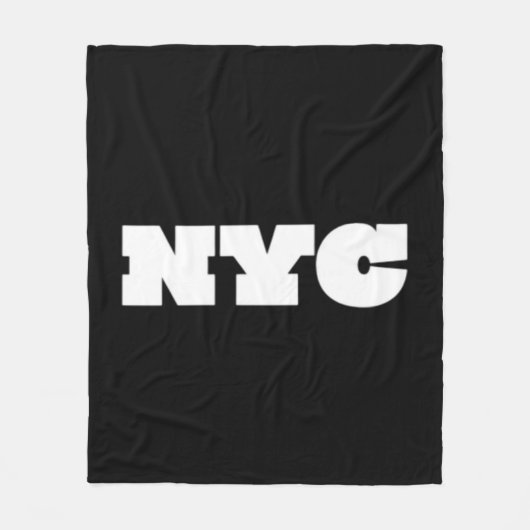 NYC Klassiker Fleecedecke (Vorderseite)