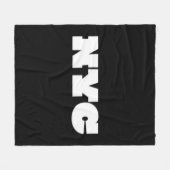 NYC Klassiker Fleecedecke (Vorderseite (Horizontal))