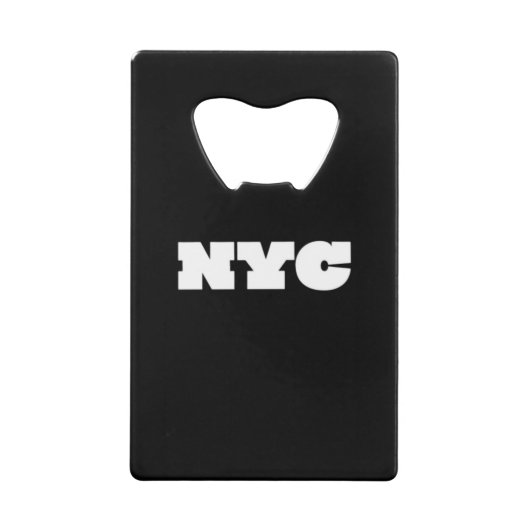 NYC Klassiker Geldbeutel Flaschenöffner (Vorderseite)