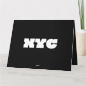 NYC Klassiker Karte (Rückseite)