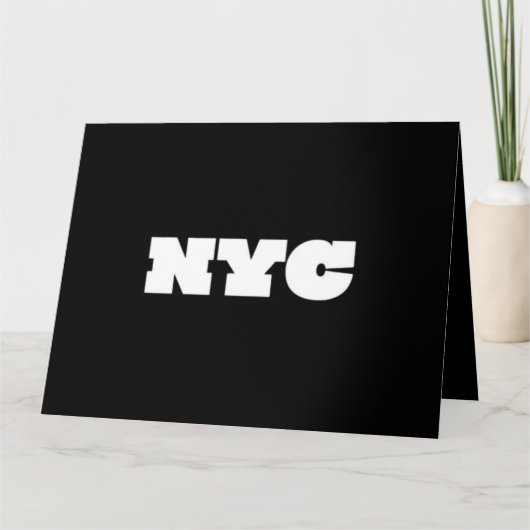 NYC Klassiker Karte (Vorderseite)