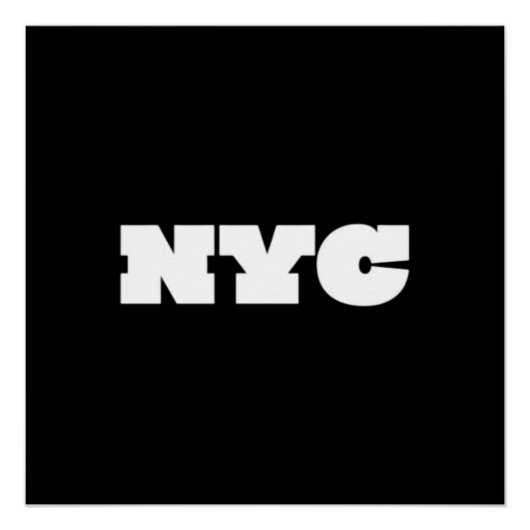 NYC Klassiker Poster (Vorderseite)