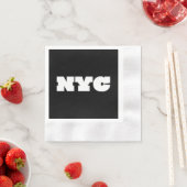 NYC Klassiker Serviette (Beispiel)
