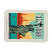 NYC - Lady Liberty Magnet (Horizontal)