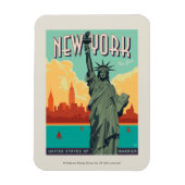 NYC - Lady Liberty Magnet (Vertikal)