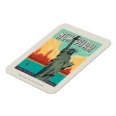 NYC - Lady Liberty Magnet (Linke Seite)