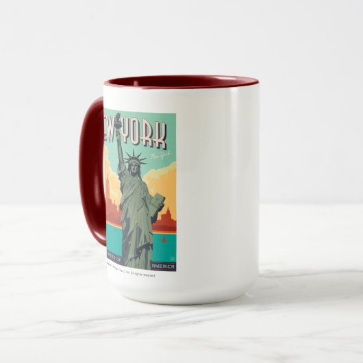 NYC - Lady Liberty Tasse (Vorderseite Links)
