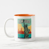 NYC - Lady Liberty Zweifarbige Tasse (Links)
