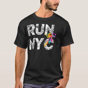 NYC Laufender Mann New York Läufer Shirt Lauf Mara
