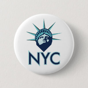 NYC Liberty Button