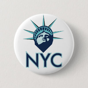 NYC Liberty Button