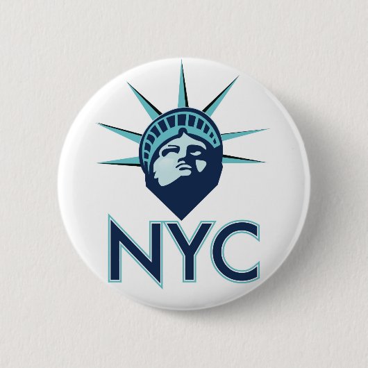 NYC Liberty Button (Vorderseite)