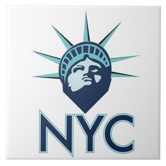 NYC Liberty Fliese (Vorderseite)