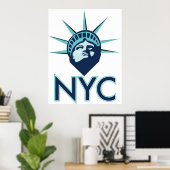 NYC Liberty Poster (Heimbüro)