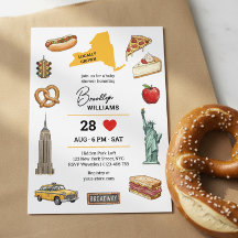 NYC Locally Grown Icon Sketch Baby Shower