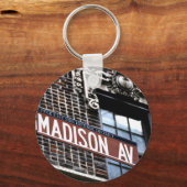 NYC Madison Ave Schlüsselanhänger (Vorderseite)