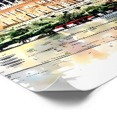 NYC Madison Garden im Detail Poster (Ecke)