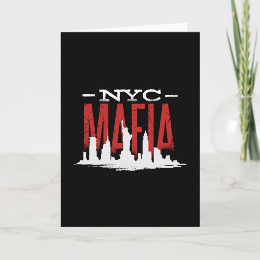 NYC Mafia Karte (Vorderseite)