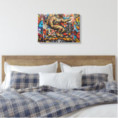 NYC MAJESTÄT-2 LEINWANDDRUCK (Insitu (Schlafzimmer))